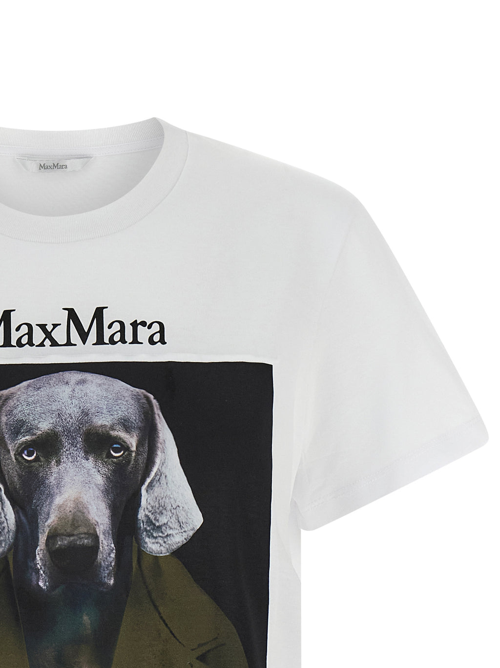 Max Mara White Cotton T-Shirt