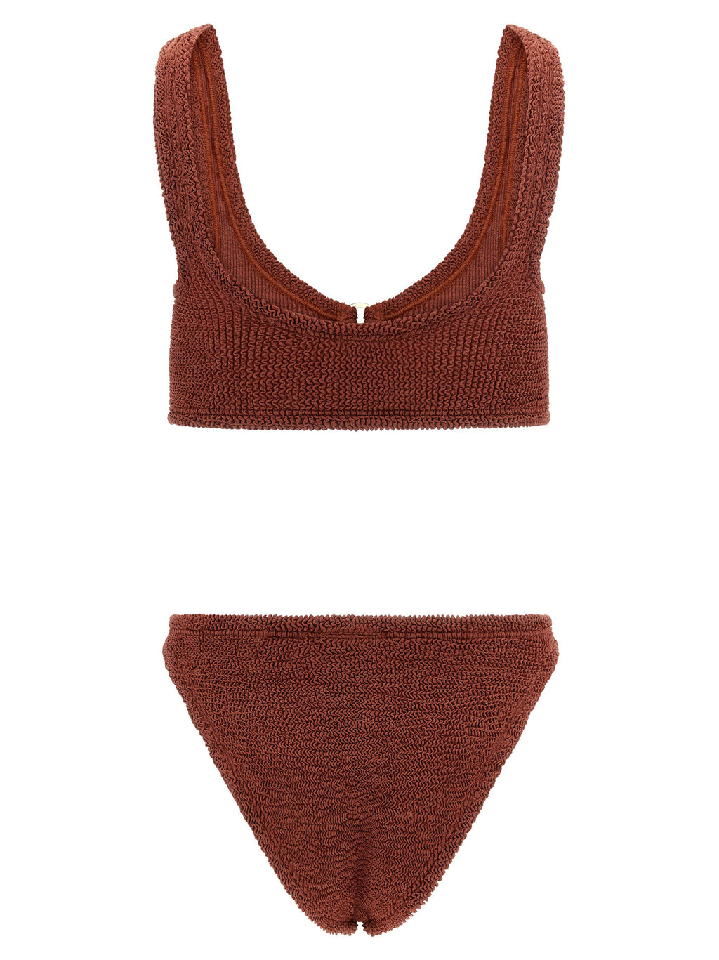 Hunza G Brown Polyamide Bikini