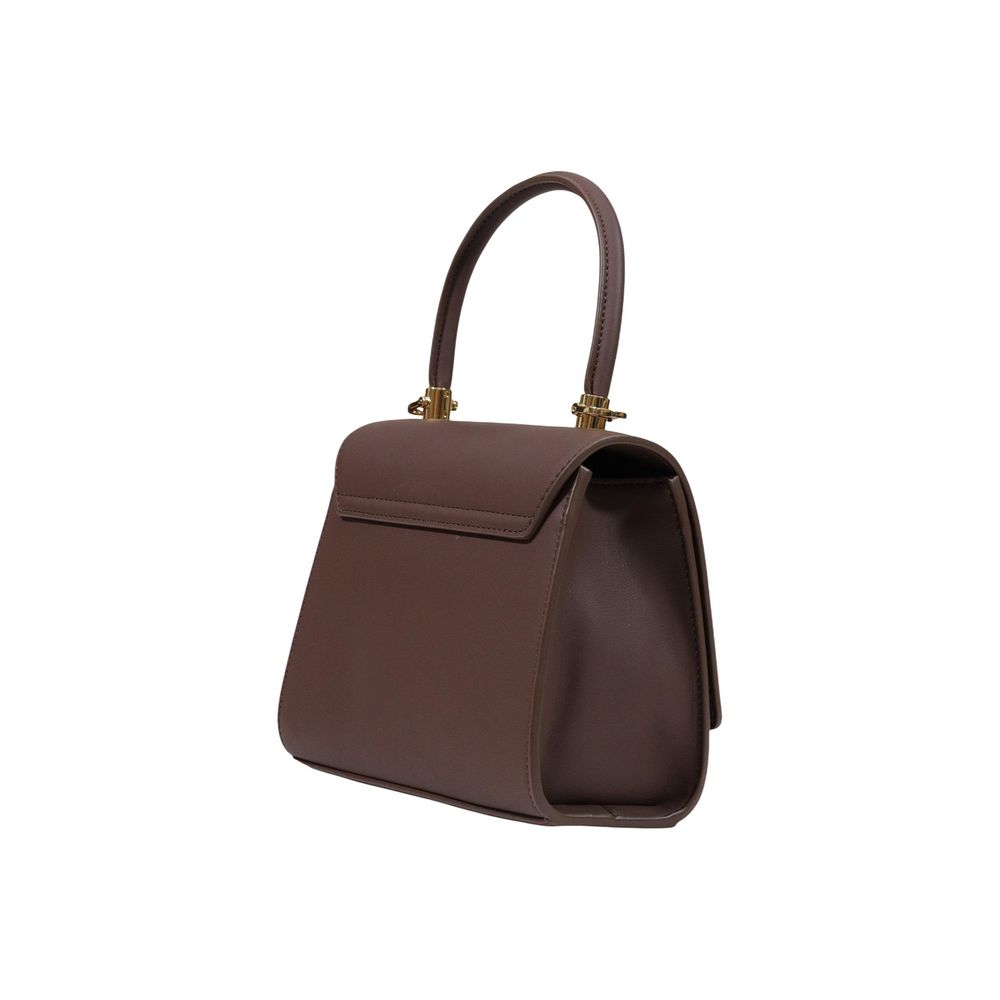 Love Moschino Handtasche aus braunem Polyethylen