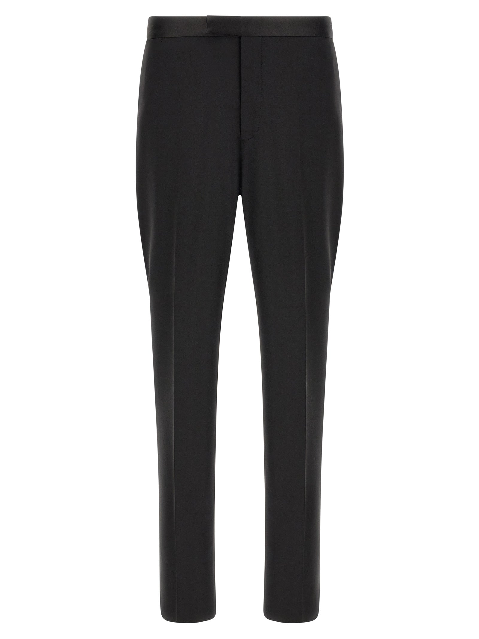 Tagliatore Black Virgin Wool Two-Piece Suit