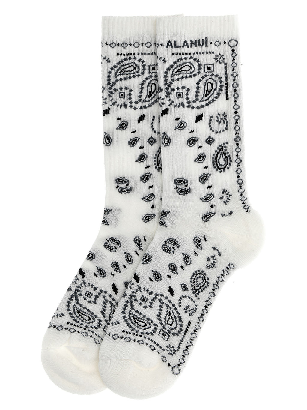 Alanui Bicolor Cotton Socks
