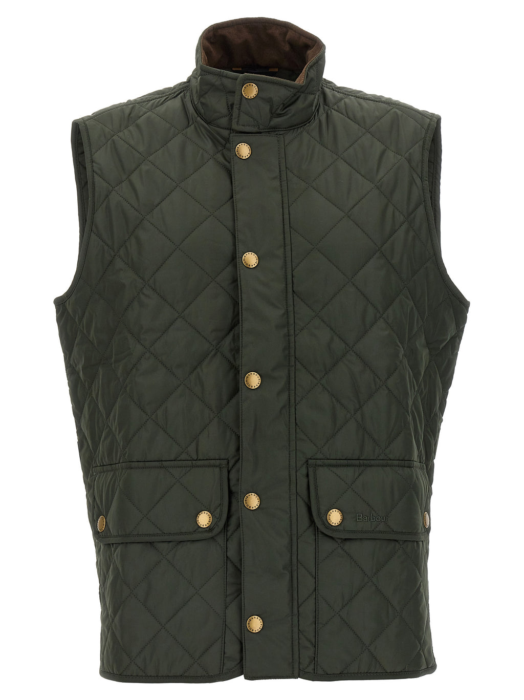Barbour Bicolor Polyester Sleeveless Jacket