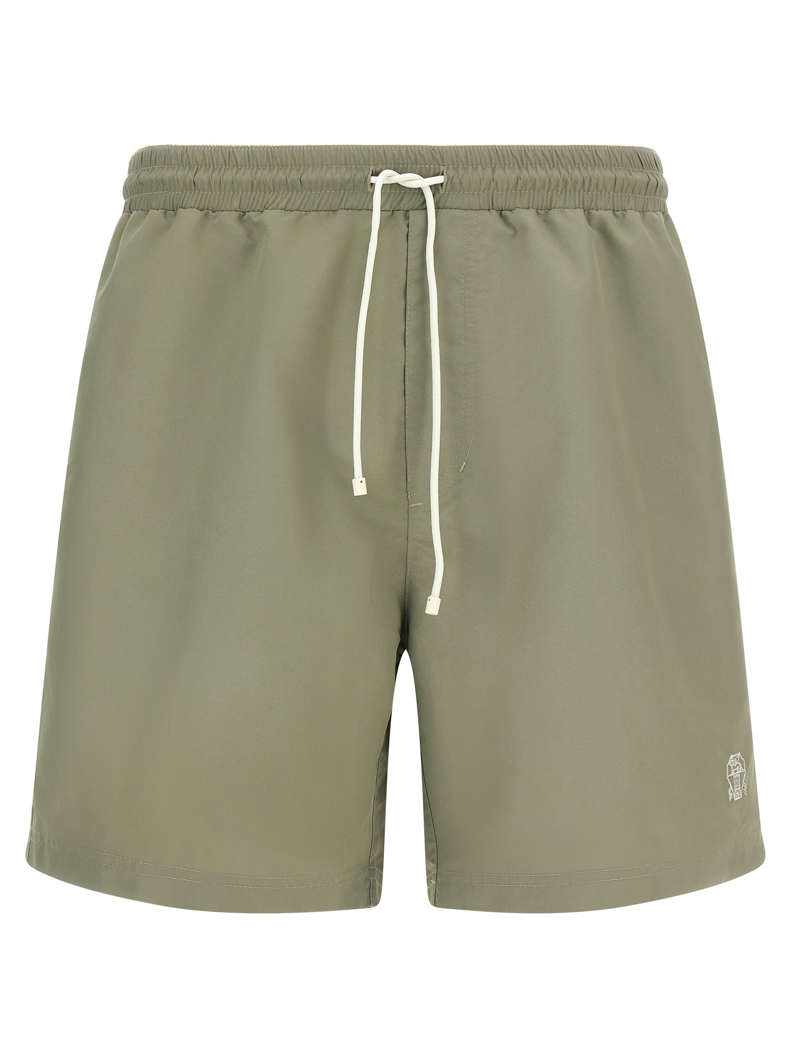 Brunello Cucinelli Bicolor Polyester Swim Shorts