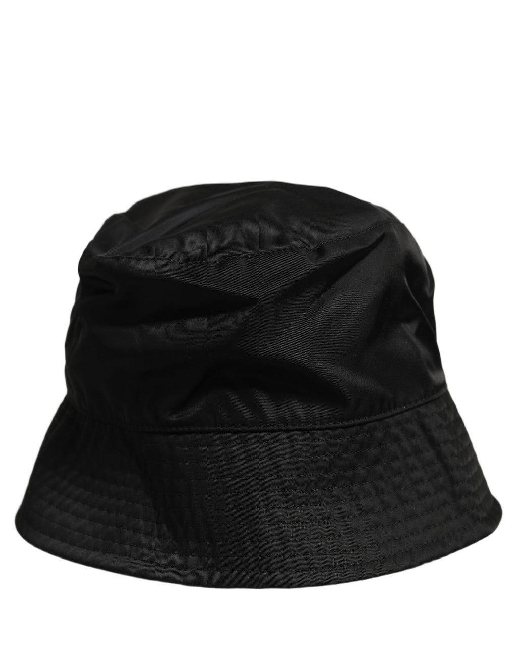 Dolce & Gabbana Men Black Nylon Wide Brim Bucket Capello Hat
