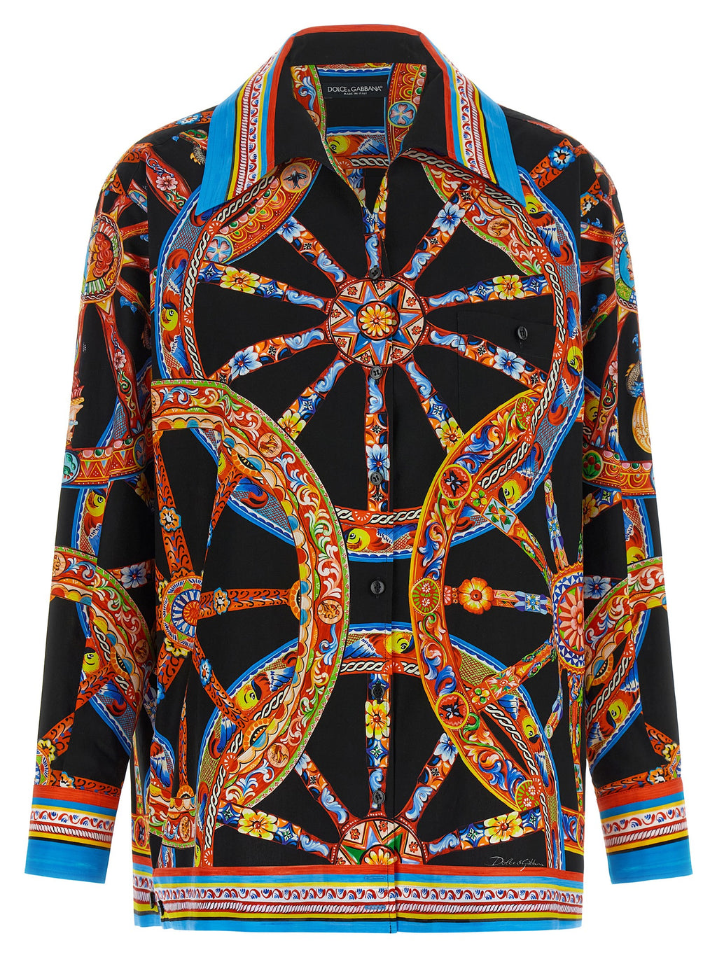 Dolce & Gabbana Bunte Baumwollbluse