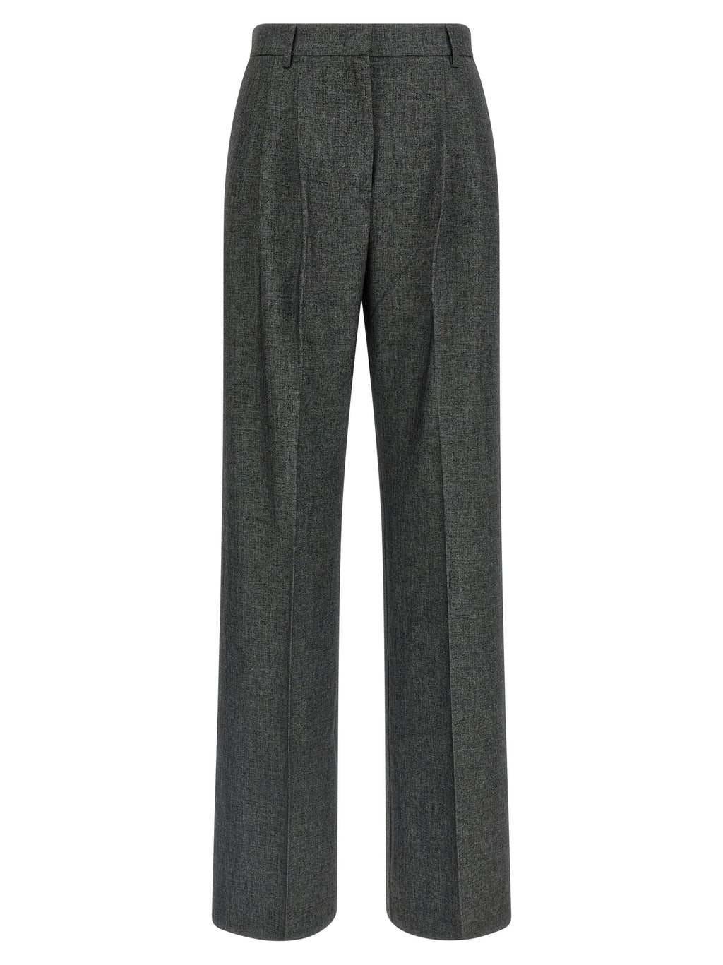 The Andamane Gray Polyester Dress Pants