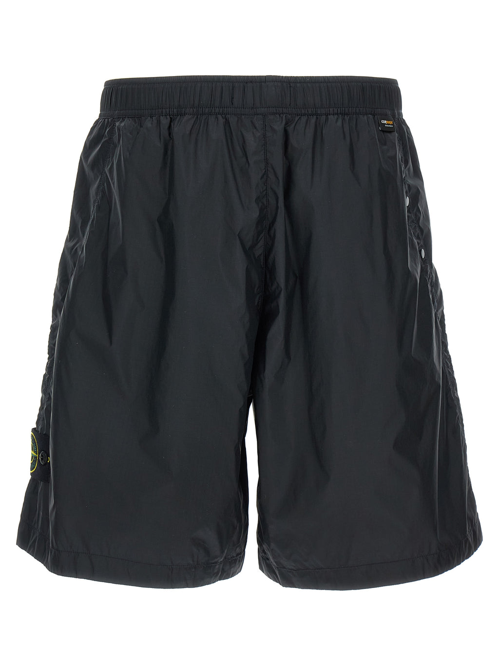 Stone Island Blue Polyamide Bermuda Shorts