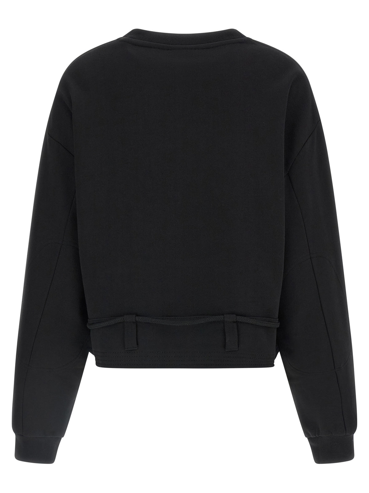 Dries Van Noten Schwarzes Baumwoll-Sweatshirt
