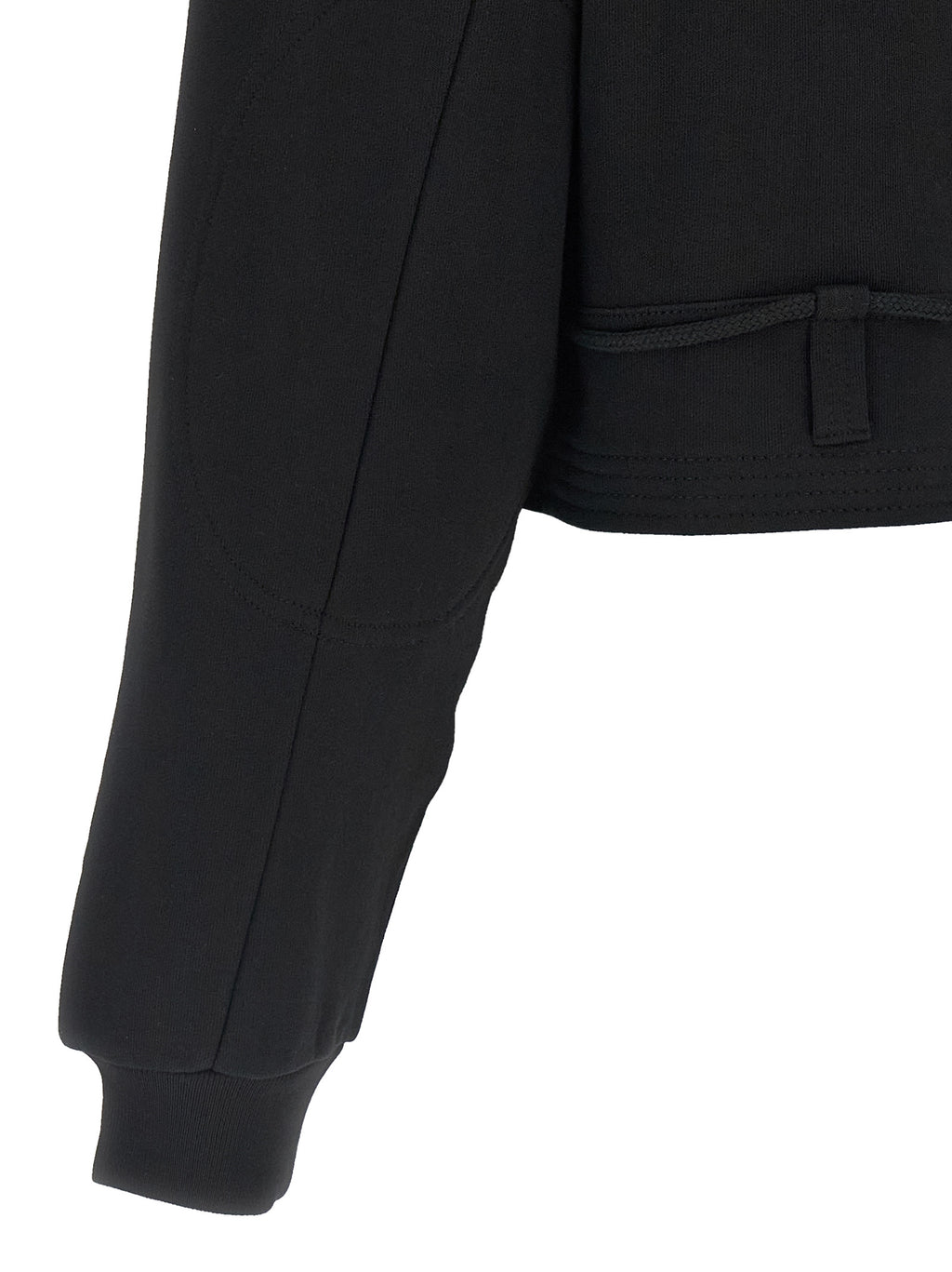 Dries Van Noten Schwarzes Baumwoll-Sweatshirt