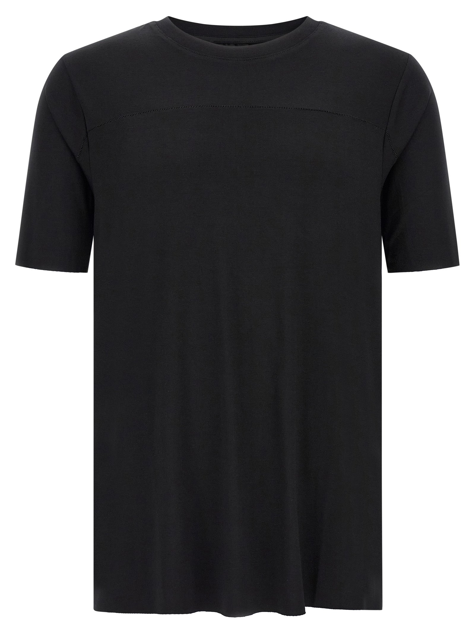 Thom Krom Black Viscose T-Shirt