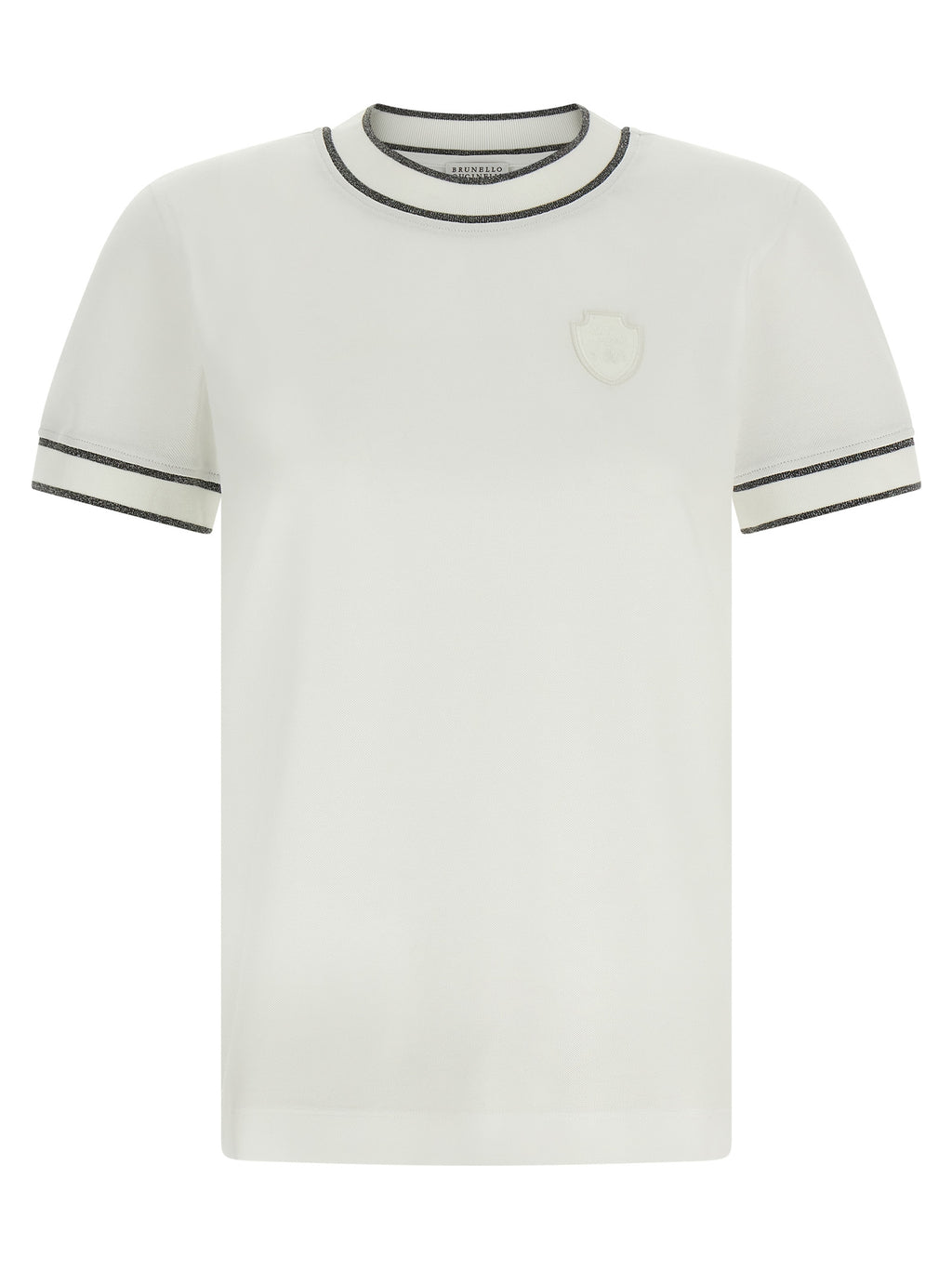 Brunello Cucinelli White Cotton T-Shirt