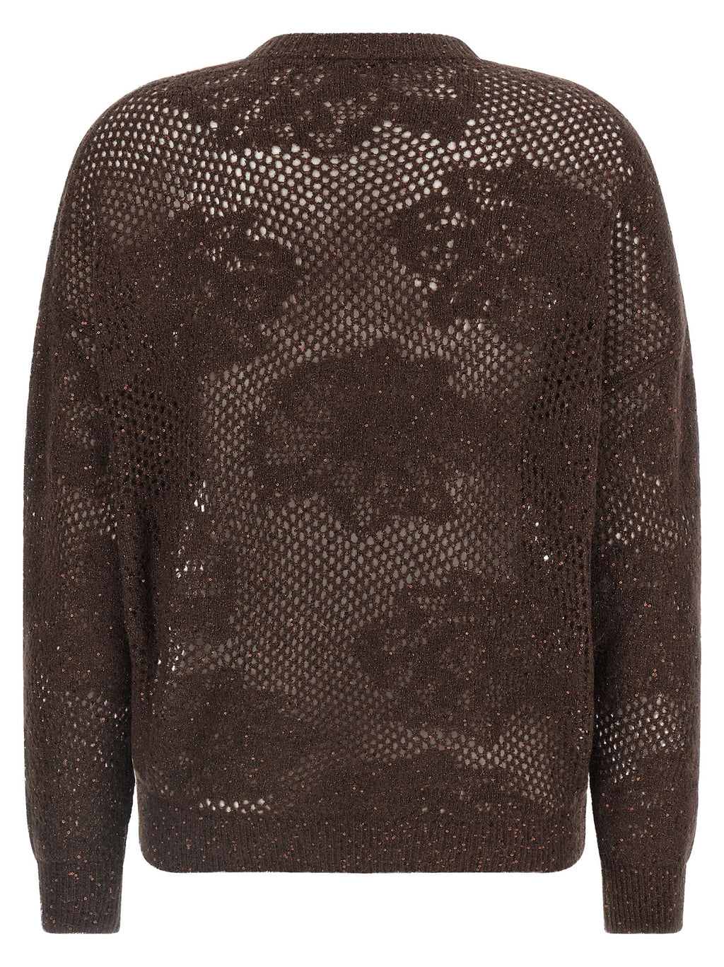 Brunello Cucinelli Brown Nylon Cardigan