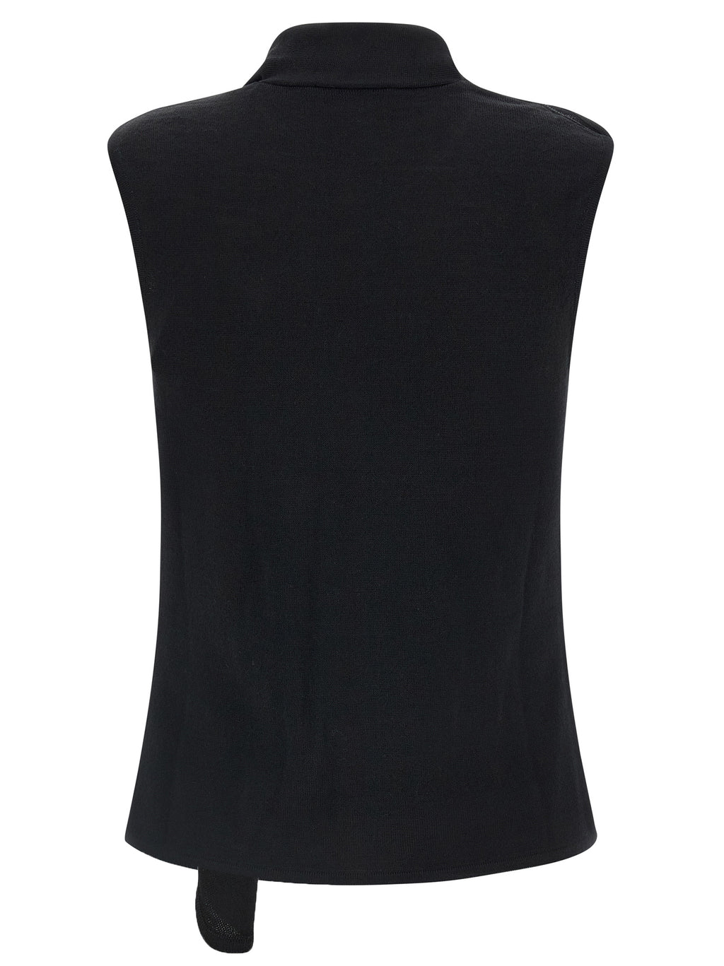 Lemaire Black Wool Sleeveless Jacket