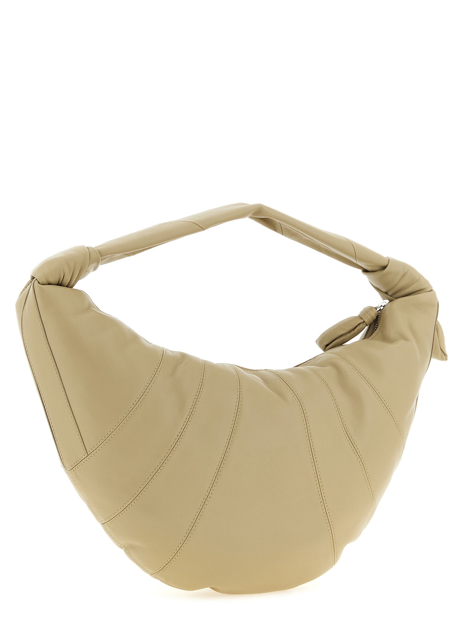 Lemaire Beige Lamb Leather Shoulder Bag