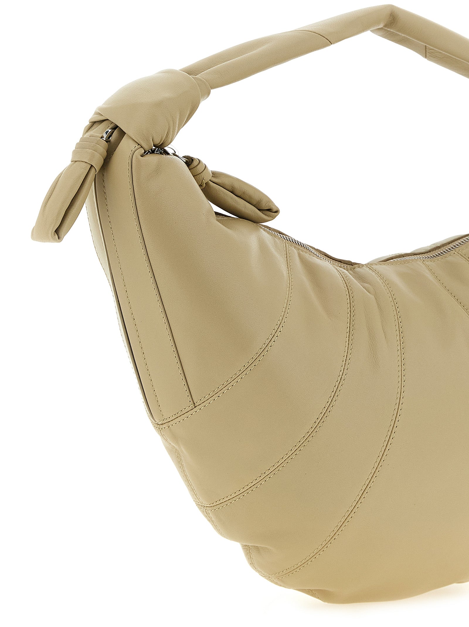 Lemaire Beige Lamb Leather Shoulder Bag
