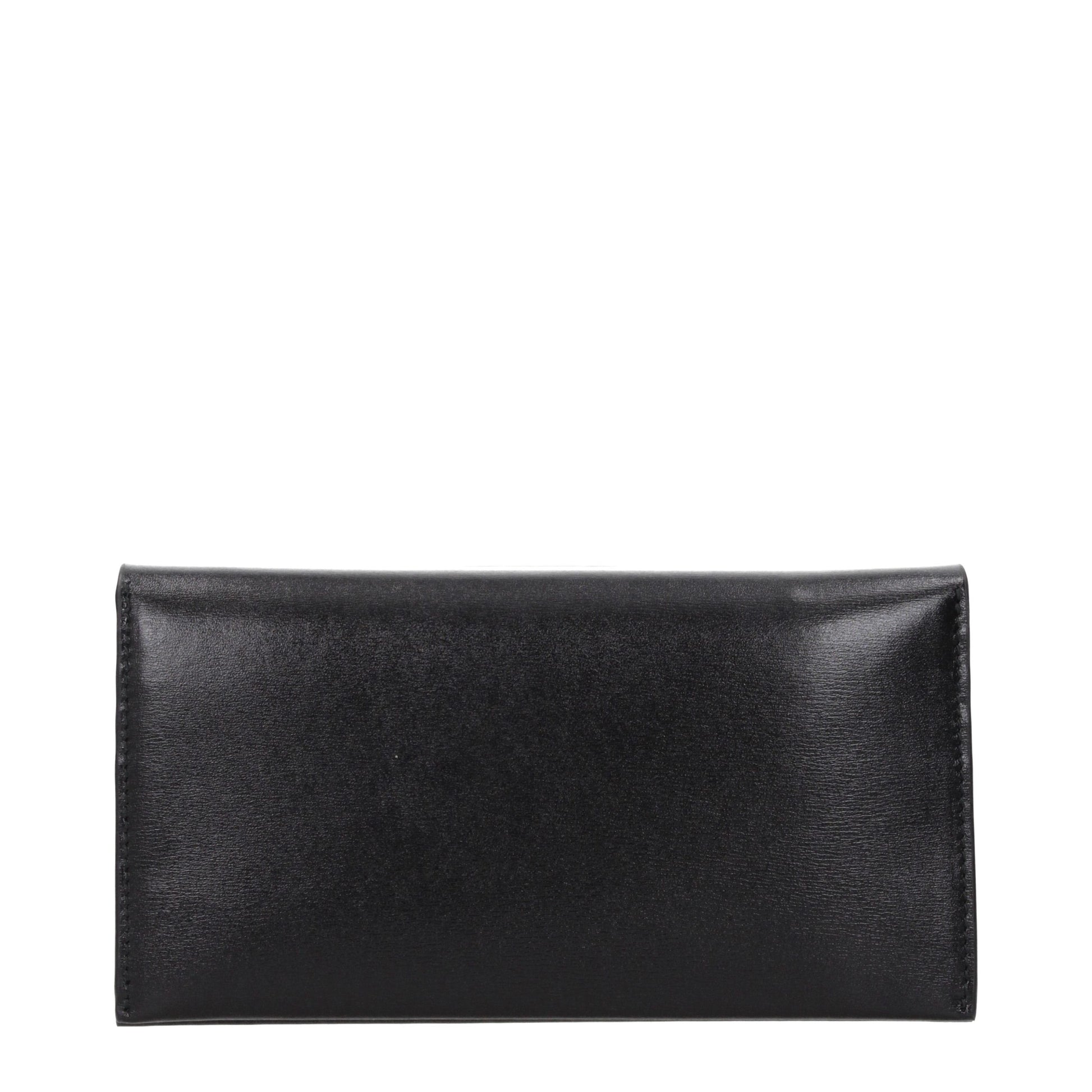 Jil Sander Black Leather Wallet
