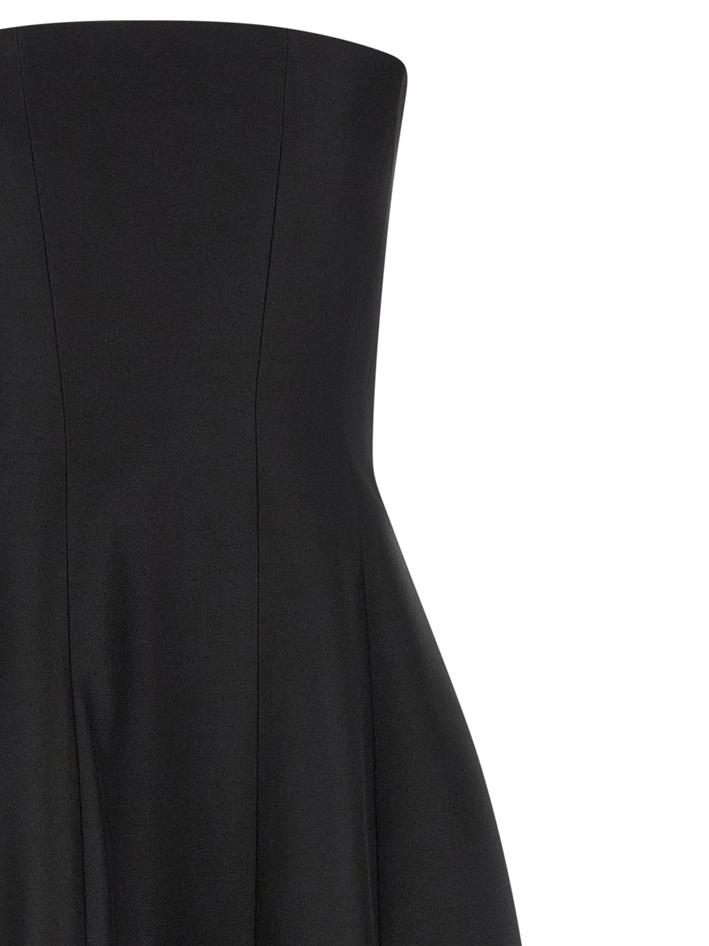 Khaite Black Wool Long Dress