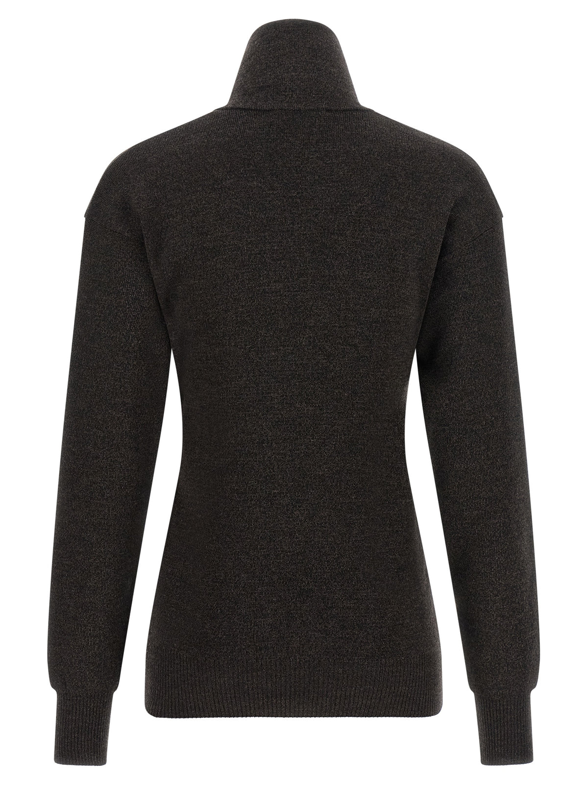 Lemaire Cardigan aus brauner Wolle