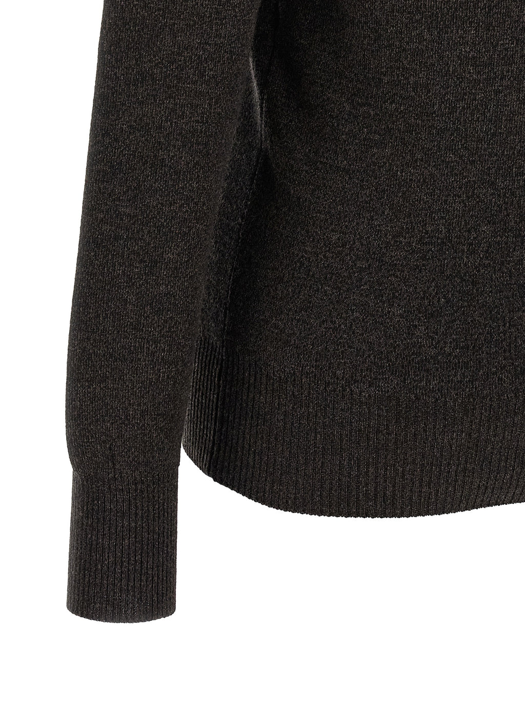 Lemaire Cardigan aus brauner Wolle