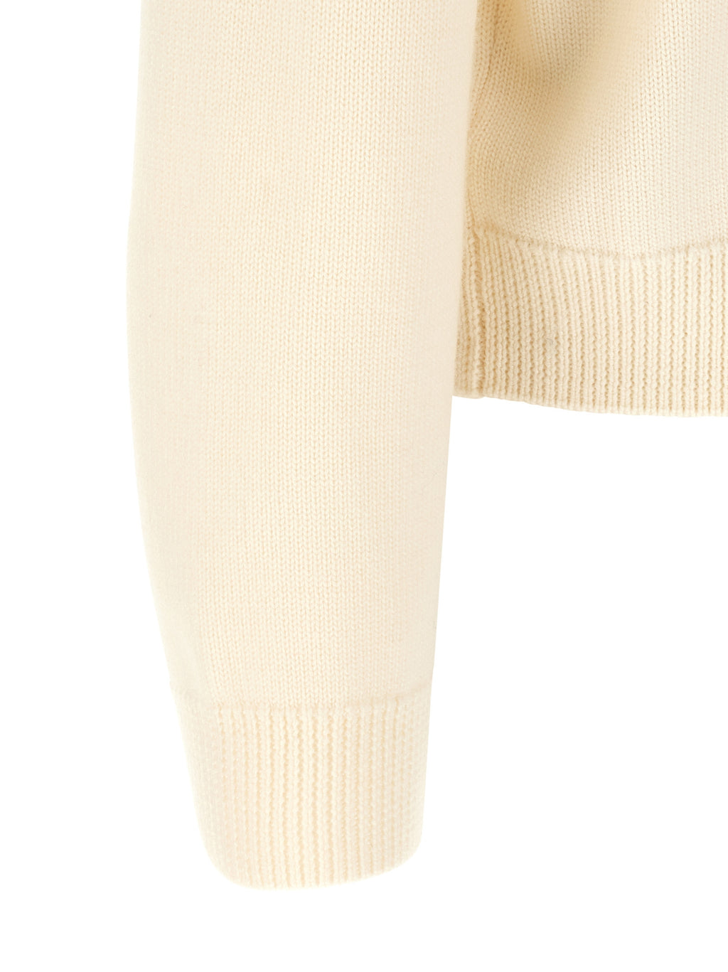Casablanca Strickjacke aus weißer Wolle