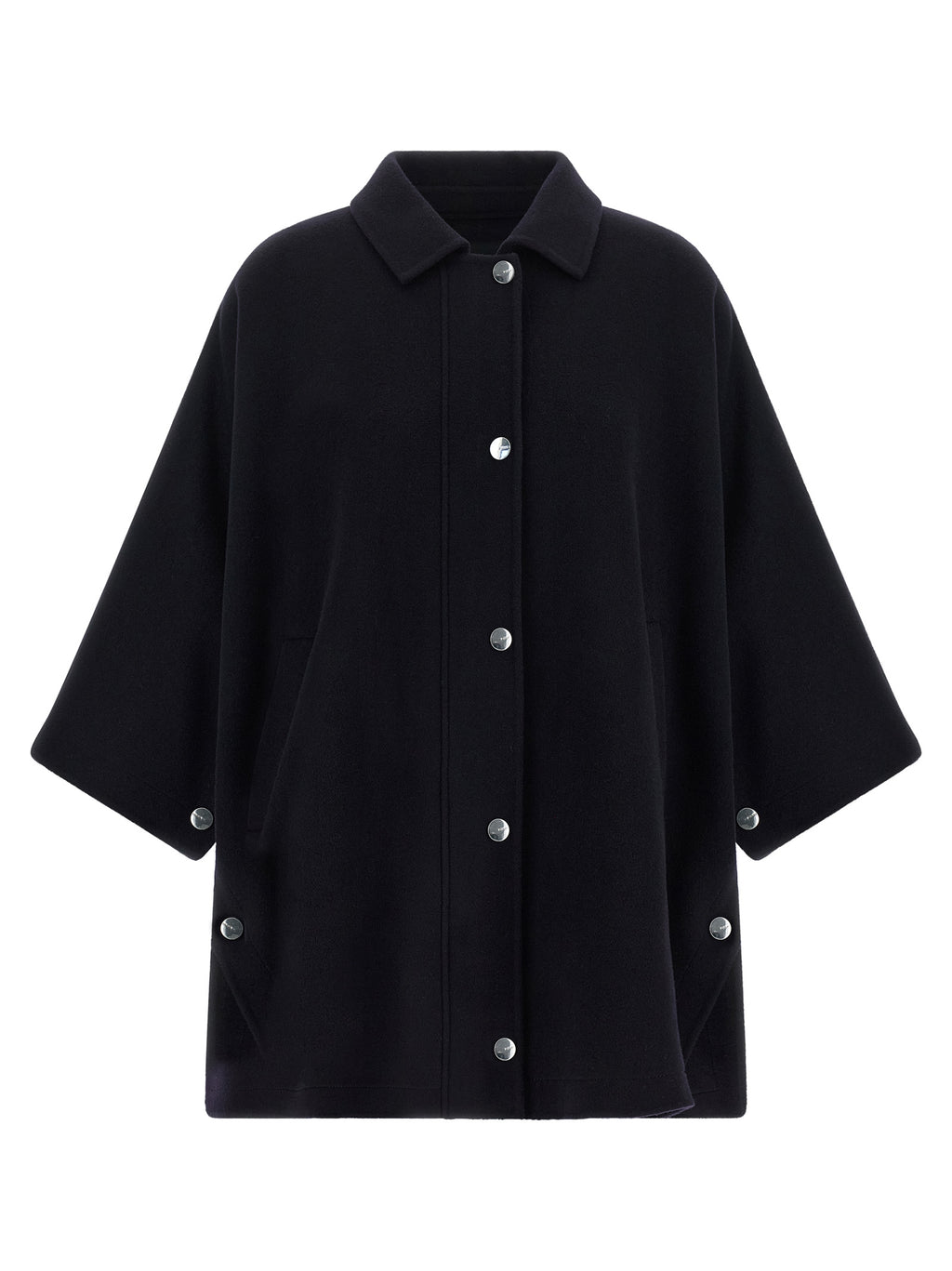 PINKO Blauer Wollmantel