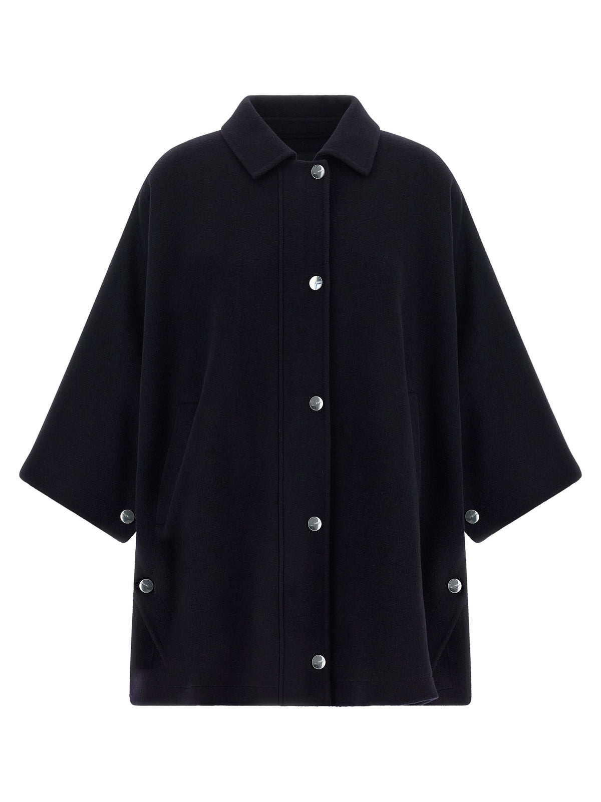 PINKO Blauer Wollmantel