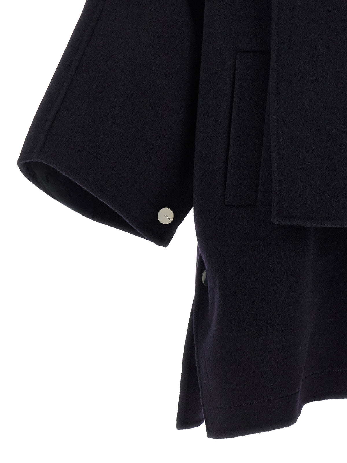 PINKO Blauer Wollmantel