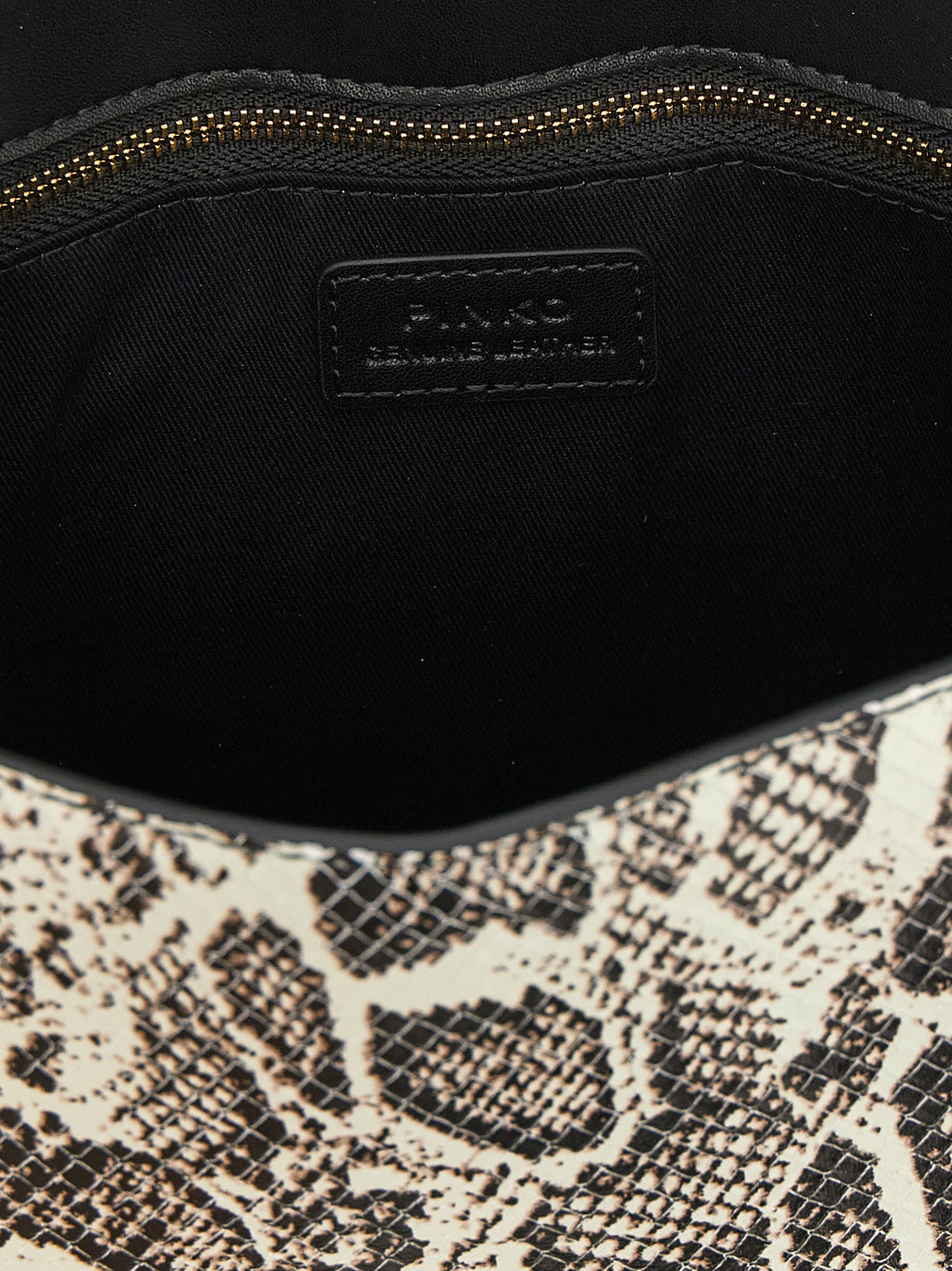 PINKO Handtasche aus grauem Kalbsleder