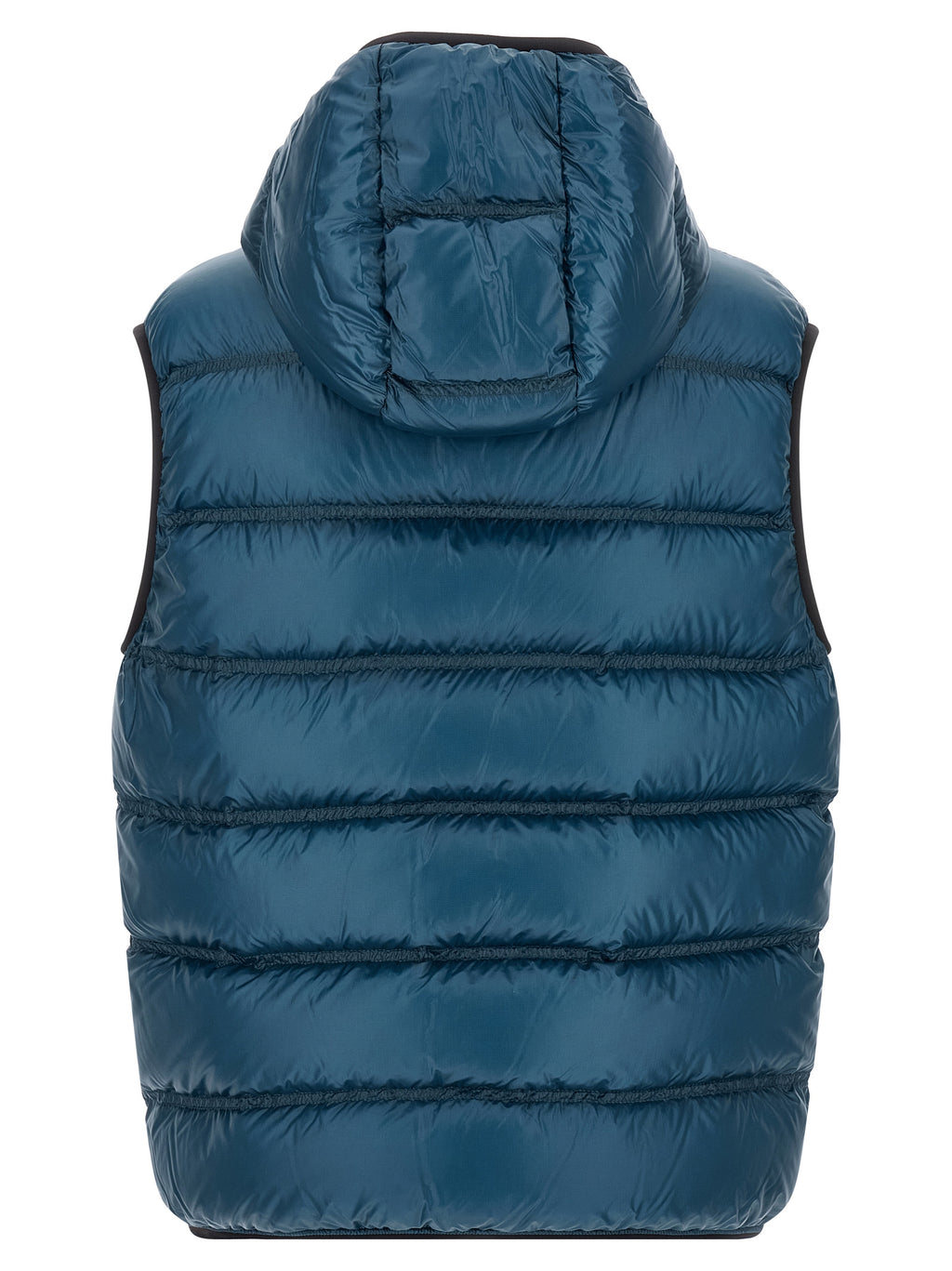 Moncler Blue Polyamide Full-Length Jacket