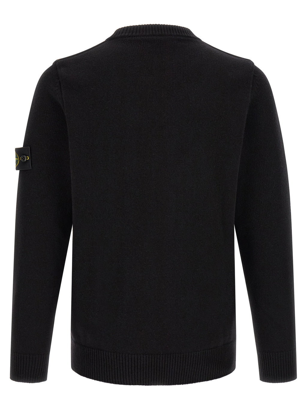 Stone Island Black Virgin Wool Cardigan