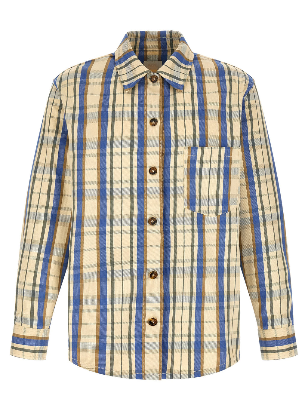 A.P.C. Bicolor Cotton Blouse