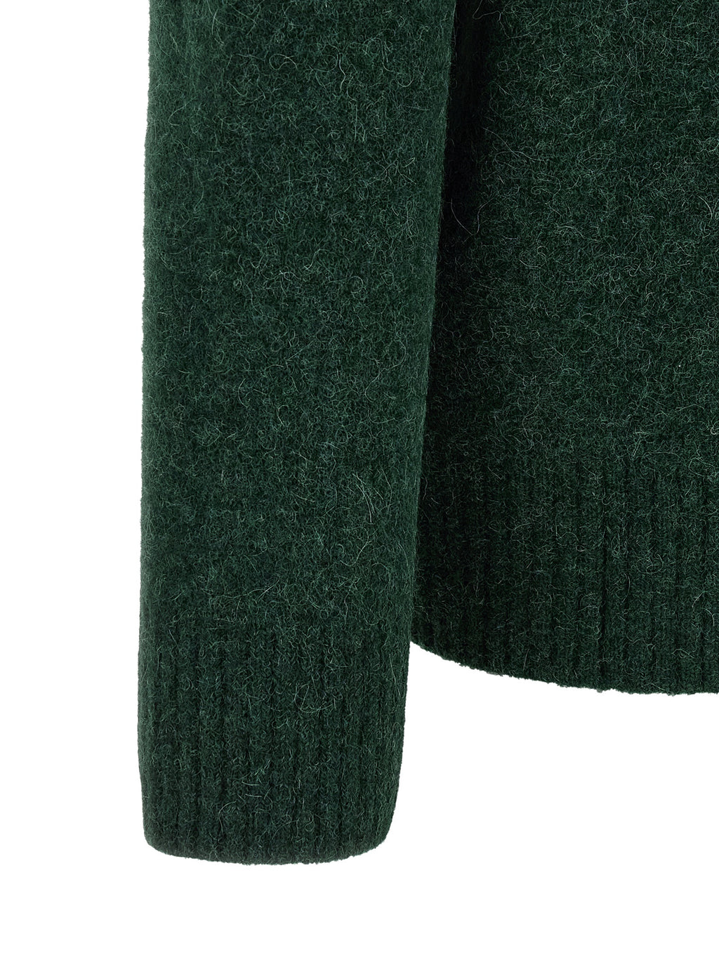 Ami Paris Bicolor Alpaca Leather Polo Shirt