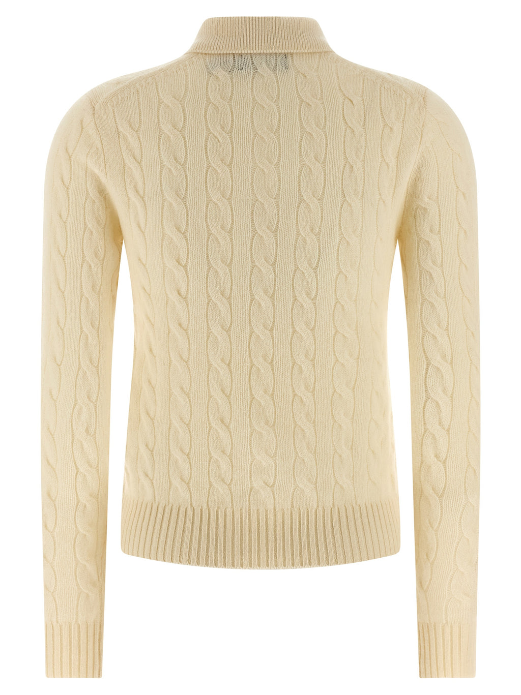 Polo Ralph Lauren White Wool Polo Shirt