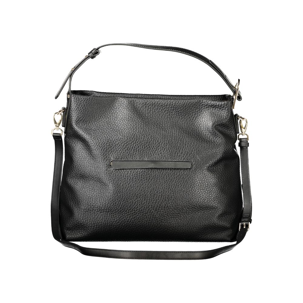 Mario Valentino Nero Damenhandtasche aus Polyurethan