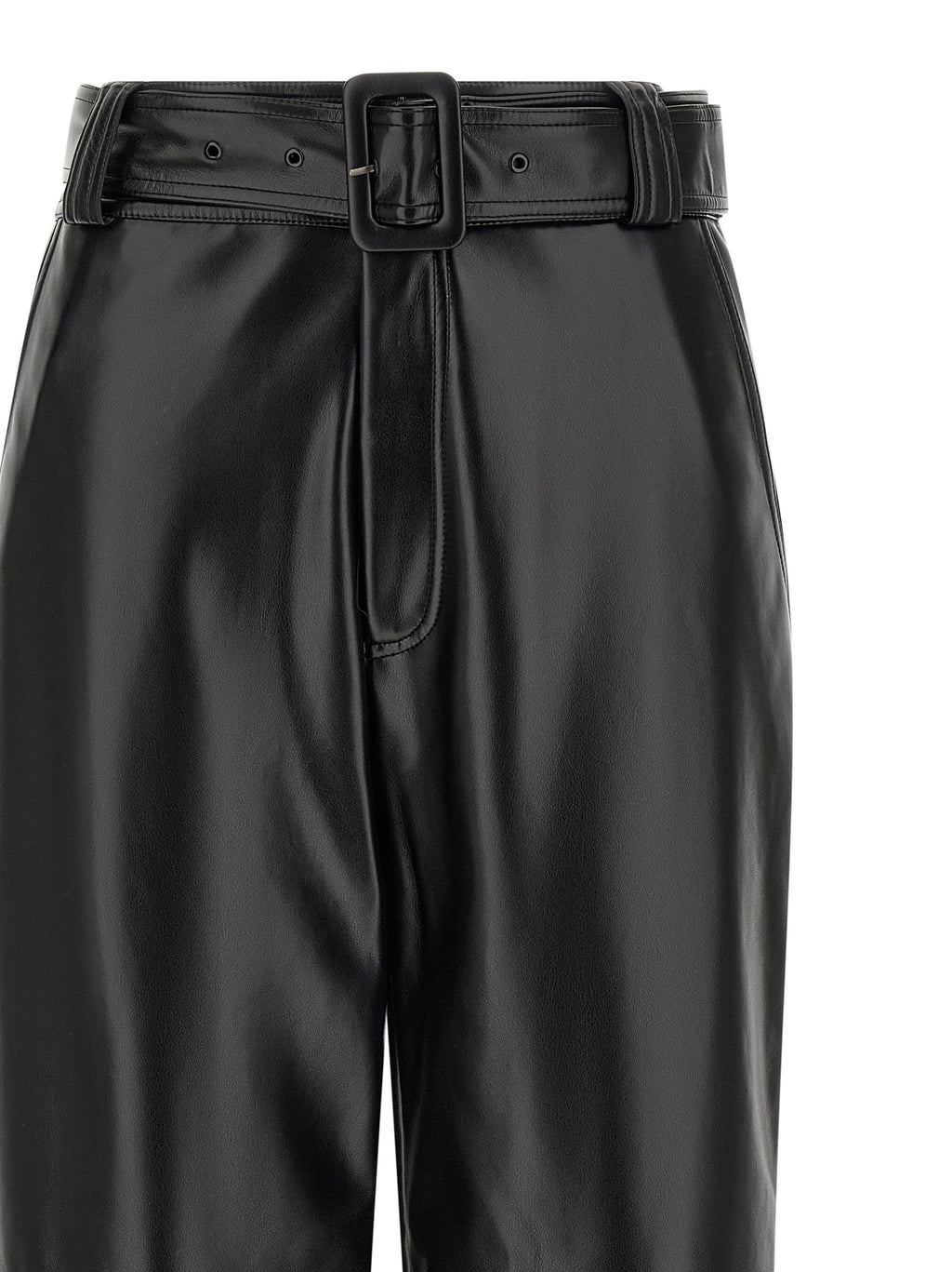 Twinset Black Polyester Cropped Pants
