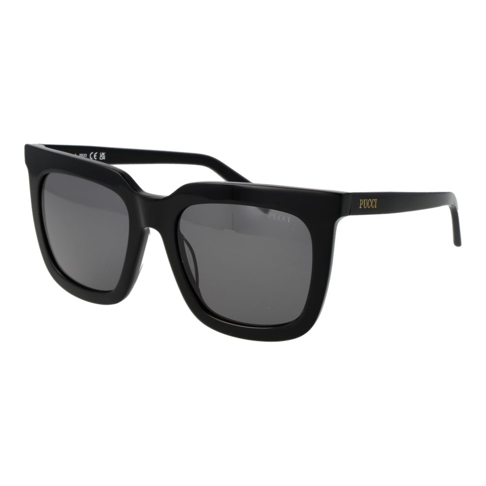 Lunettes de soleil Emilio Pucci en acétate noir
