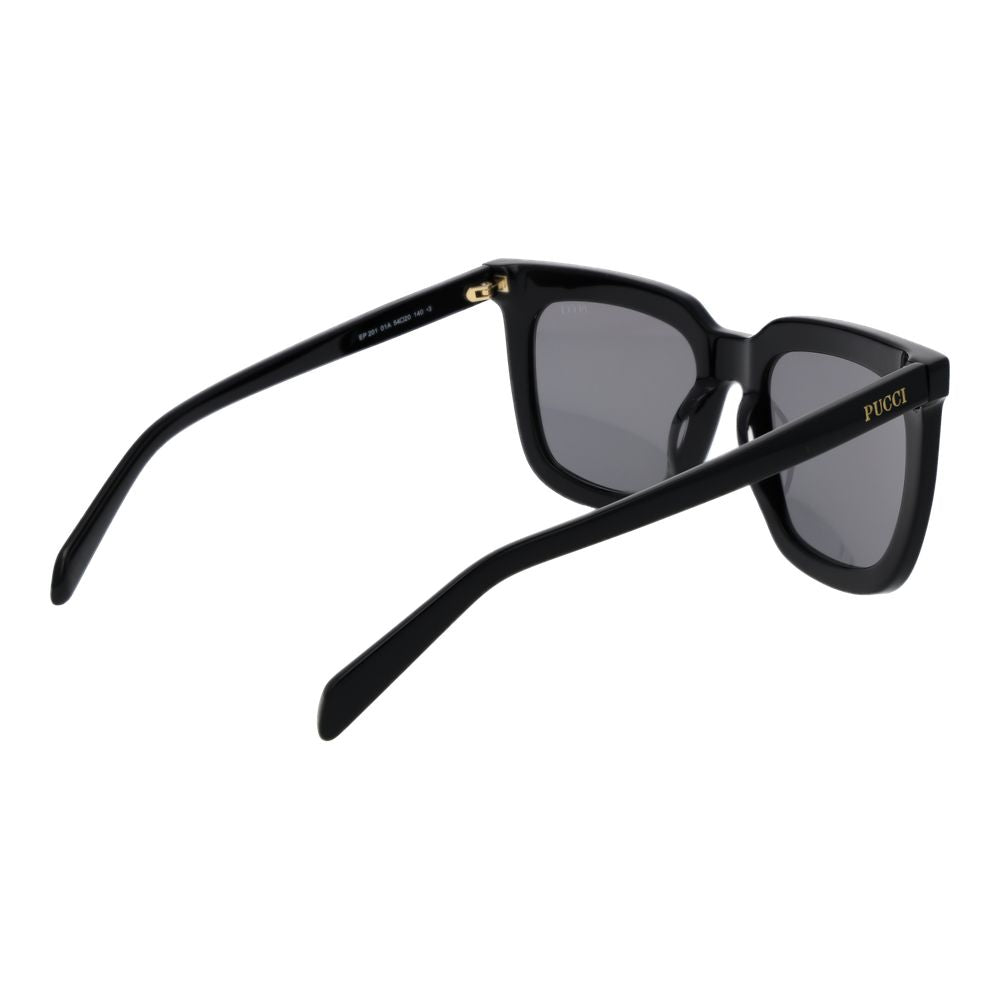 Lunettes de soleil Emilio Pucci en acétate noir