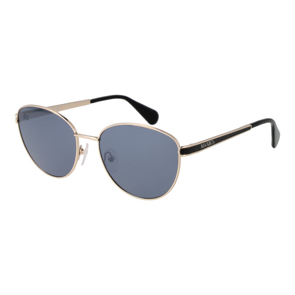 Lunettes de soleil en métal argenté Max & Co