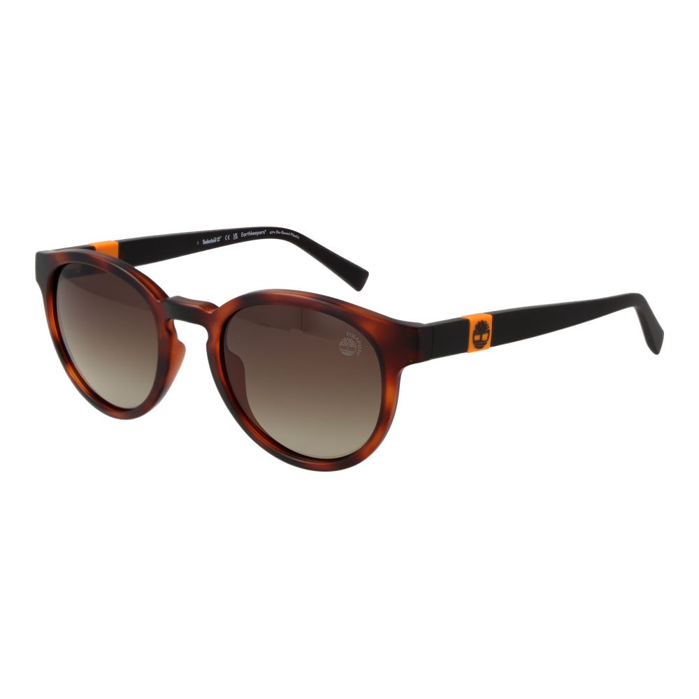 Lunettes de soleil en plastique marron Timberland