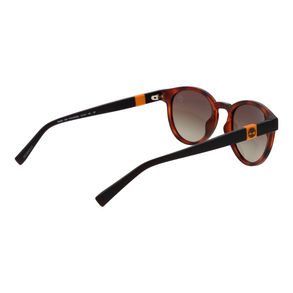 Lunettes de soleil en plastique marron Timberland