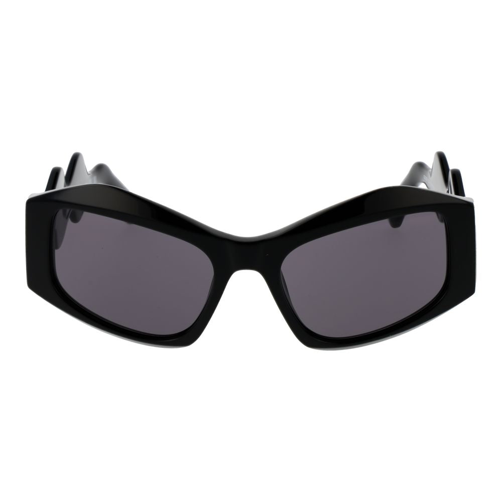 Lunettes de soleil GCDS en acétate noir
