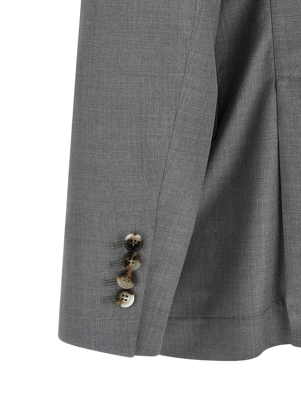 Brunello Cucinelli Gray Virgin Wool Blazer