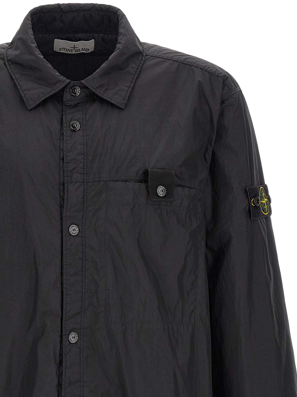 Stone Island Black Polyamide Shell Jacket