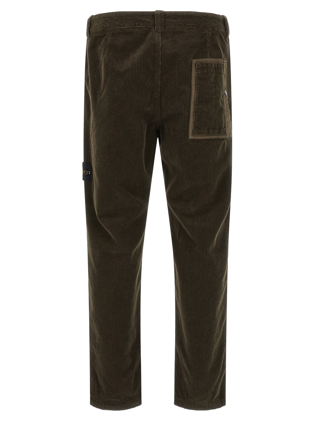 Stone Island Gray Cotton Casual Pants