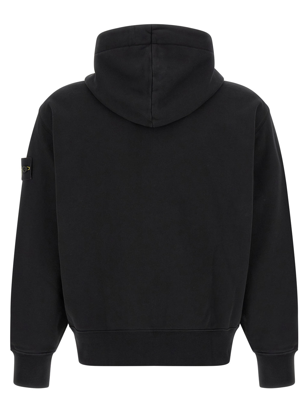 Stone Island Schwarzes Baumwoll-Sweatshirt
