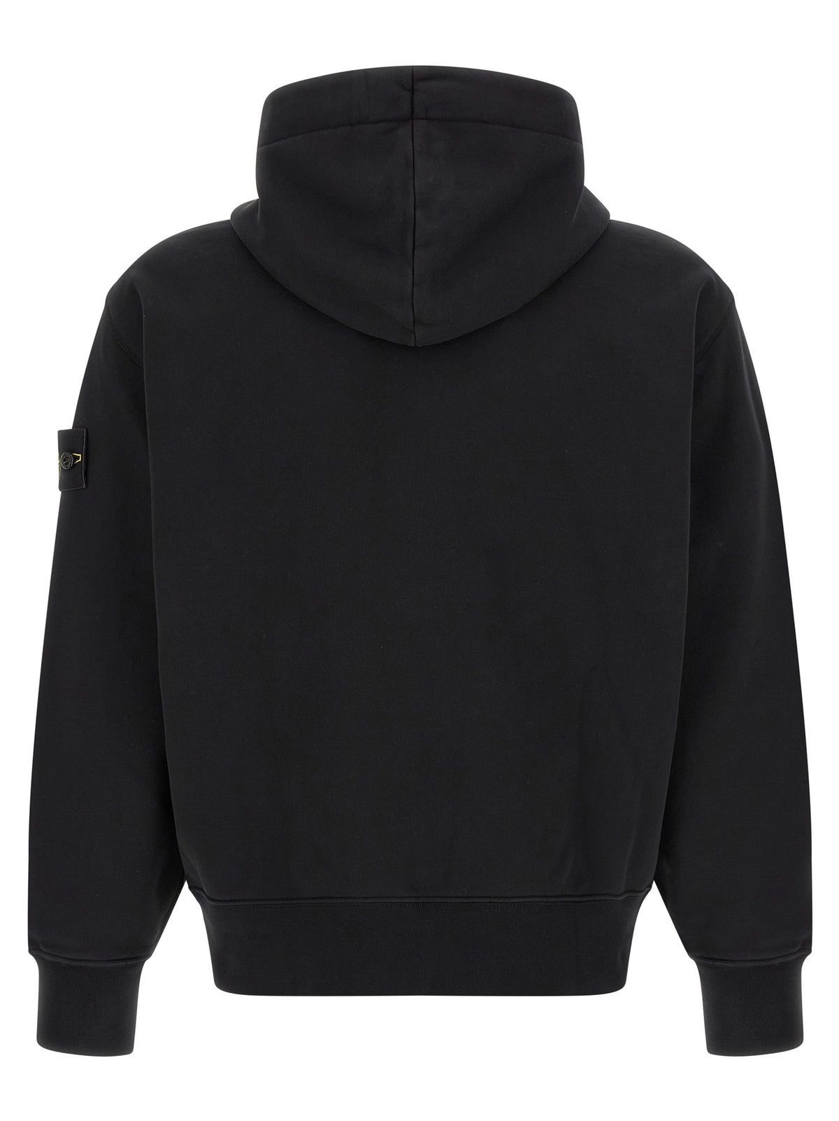 Stone Island Schwarzes Baumwoll-Sweatshirt