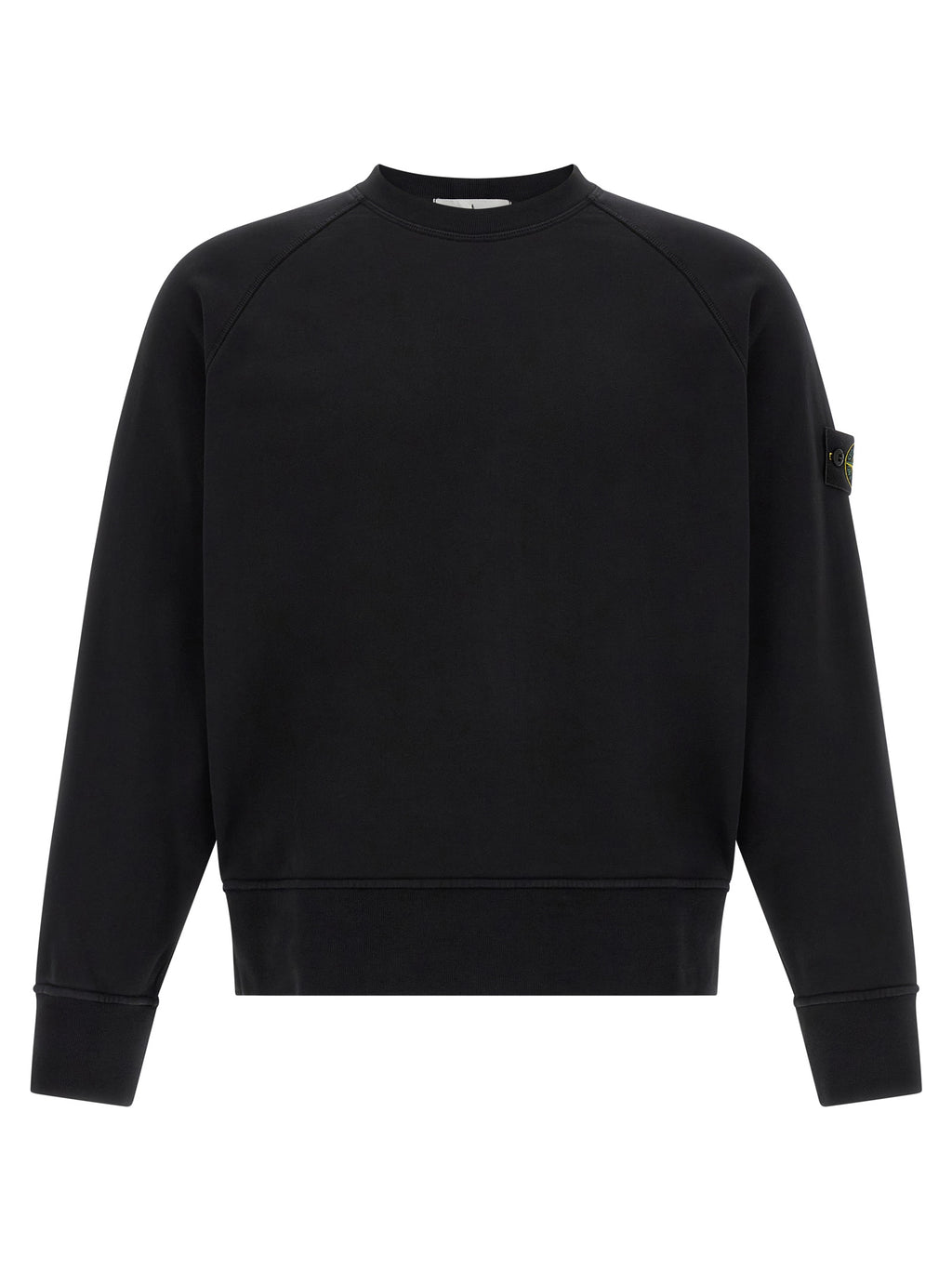 Stone Island Black Cotton Sweatshirt