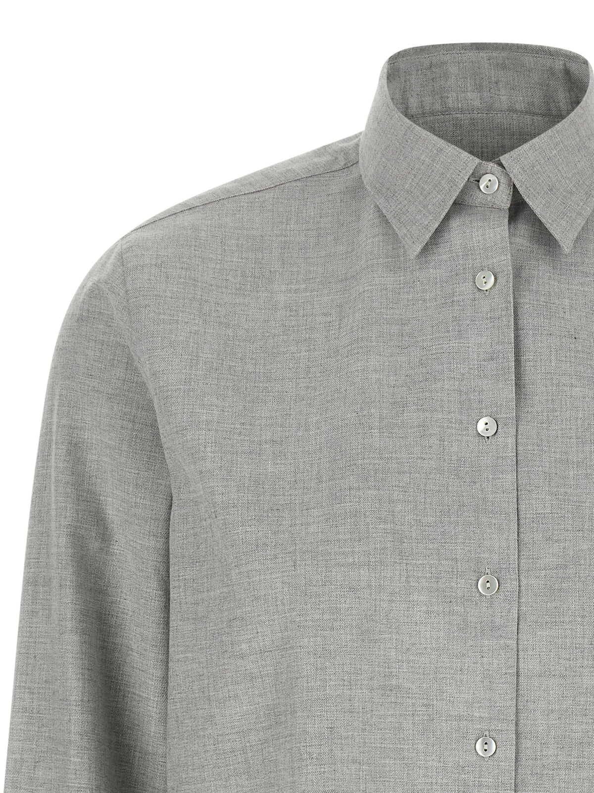 XACUS Gray Cotton Blouse