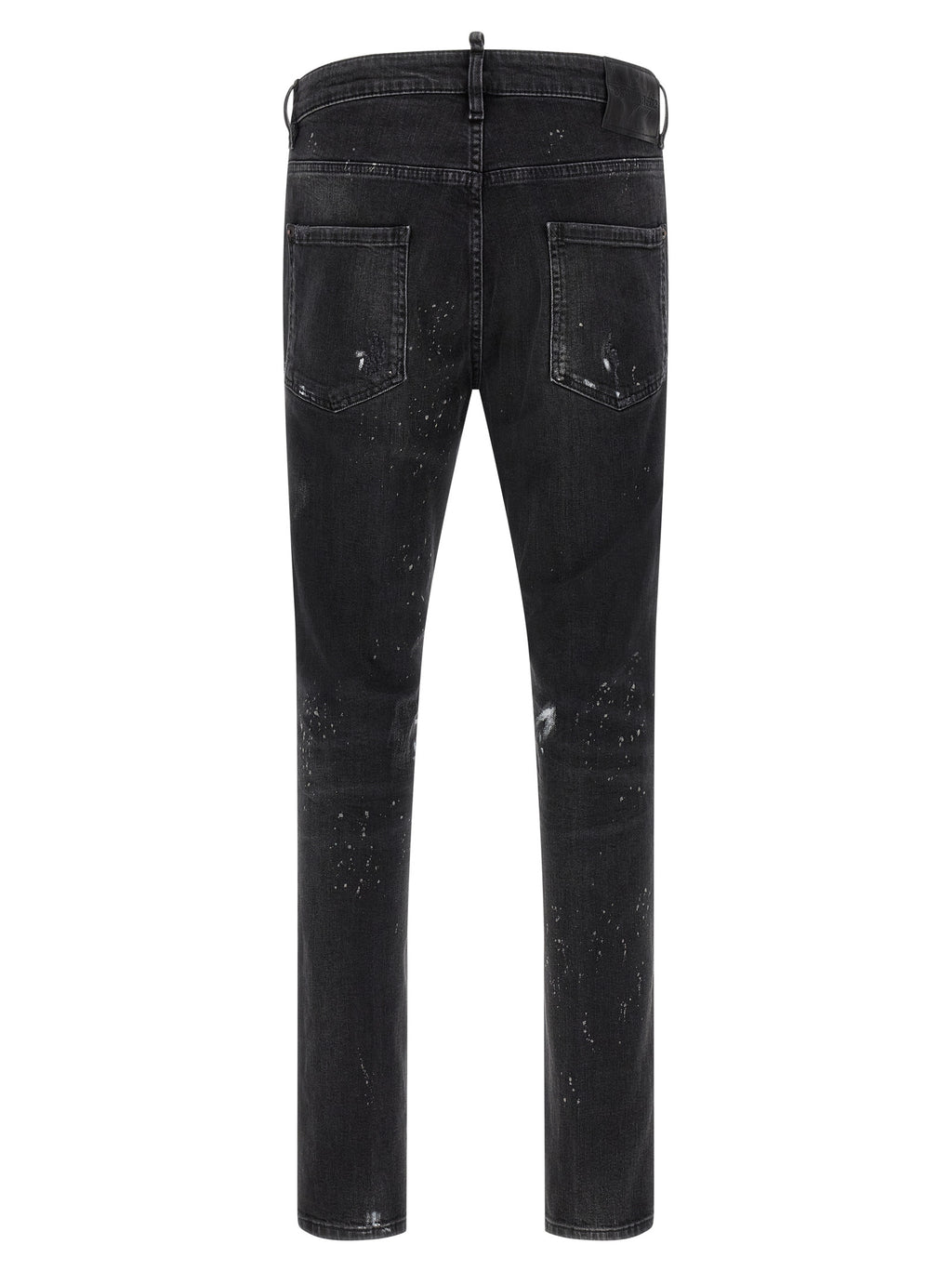 Dsquared² Schwarze Baumwoll-Slim-Fit-Jeans