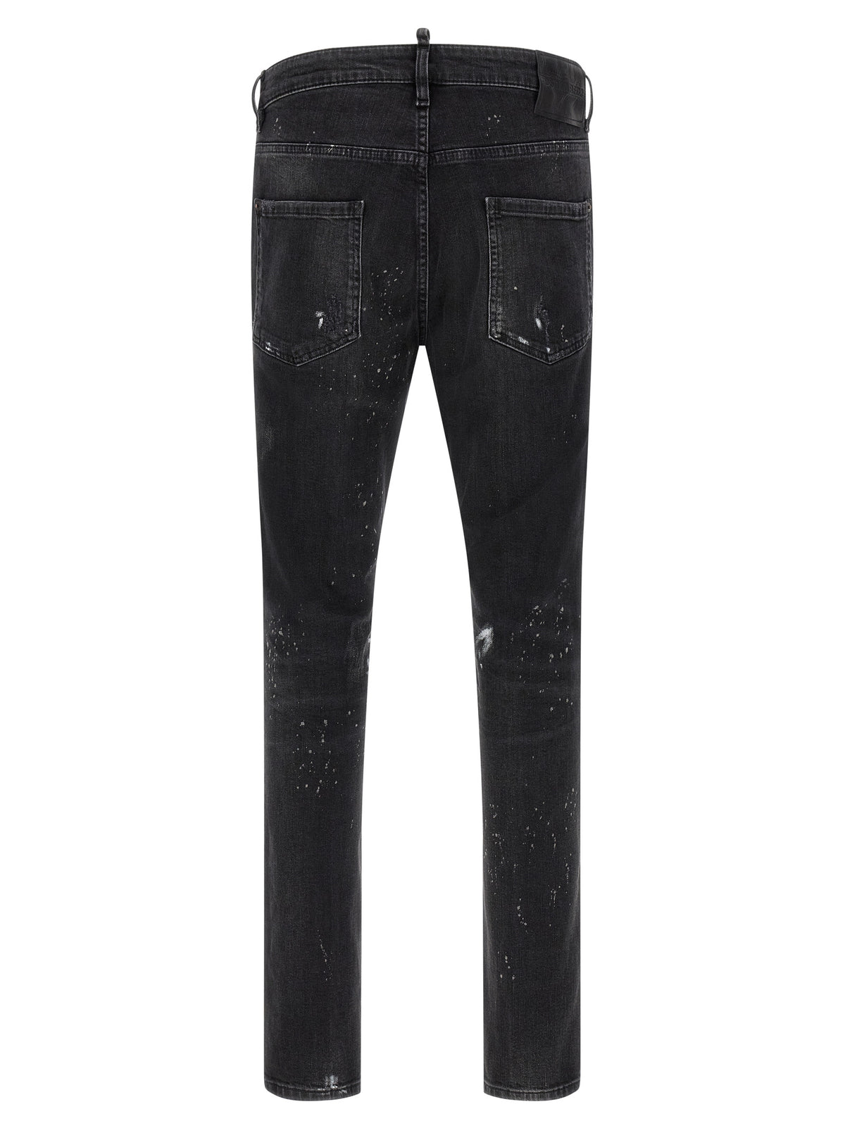 Dsquared² Schwarze Baumwoll-Slim-Fit-Jeans